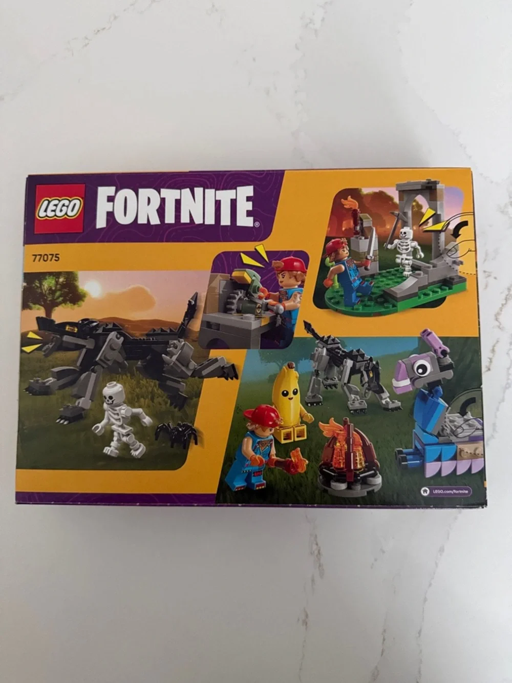 Lego Fortnite Peely & Sparkplug Camp Playset - Yellow, Purple, Green, Black - Picture 2 of 2